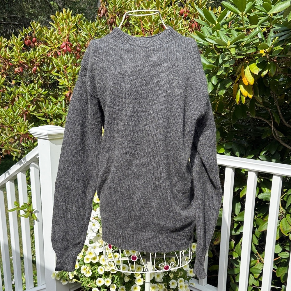 L.L. Bean Charcoal Crewneck Sweater